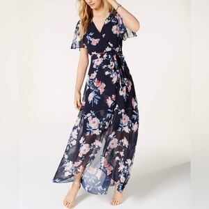 NWT Jessica Howard Blue/Pink dress size-18